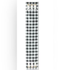 72” checkered bunny table runner